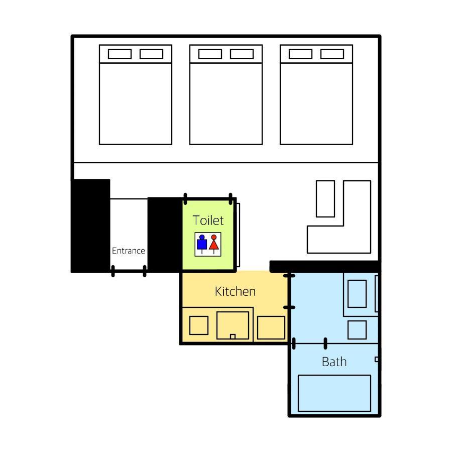 Grand Base Hakata Station Aparthotel ฟูกุโอกะ ภายนอก รูปภาพ